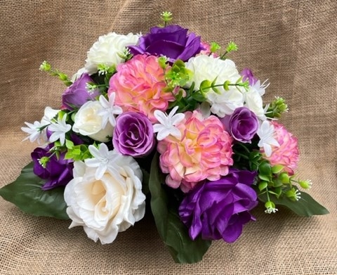 Silk Posy Mauve