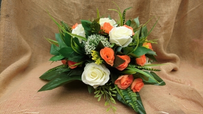 Silk Posy Orange