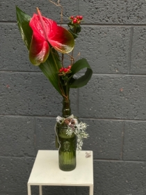 Anthurium Vase Arrangement