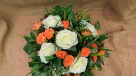 Silk Posy Orange